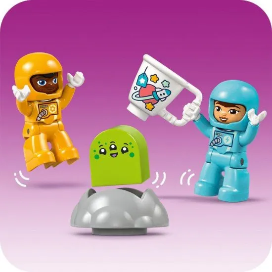 LEGO DUPLO 10422 Vesmírne dobrodružstvo s raketoplánom 3 v 1