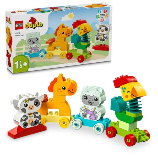 Zložte zvieratká, nasaďte na vláčik a vydajte sa s nimi na cestu s Lego Duplo Vláčik so zvieratkami.
