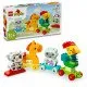 Zložte zvieratká, nasaďte na vláčik a vydajte sa s nimi na cestu s Lego Duplo Vláčik so zvieratkami.