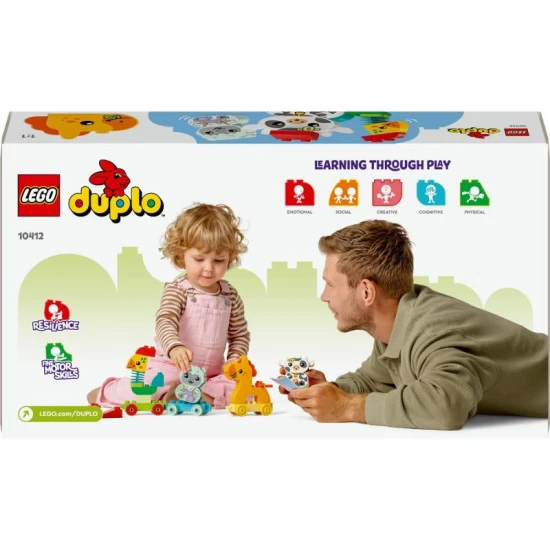 Zložte zvieratká, nasaďte na vláčik a vydajte sa s nimi na cestu s Lego Duplo Vláčik so zvieratkami.
