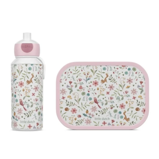 Little Dutch Desiatový set (fľaša 400ml+box) Fairy Wonders