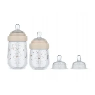Dojčenské fľaše 165 ml + 240 ml + 2 cumlíky Husa