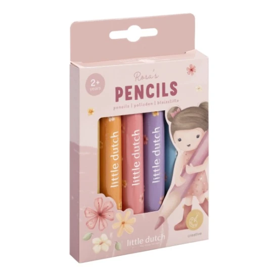 Little Dutch Pastelky 6 ks Rosa