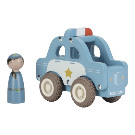 Little Dutch Policajné auto drevené