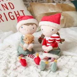 Bábika Jim Vianočná 35 cm