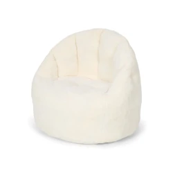 Kreslo detské plyšové Soft White