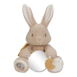 Králiček plyšový s aktivitami Newborn Naturals