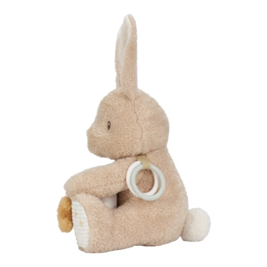 Little Dutch Králiček plyšový s aktivitami Newborn Naturals