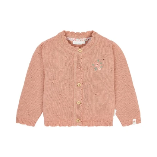 Little Dutch Kardigan pletený Deep Pink
