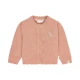 Little Dutch Kardigan pletený Deep Pink