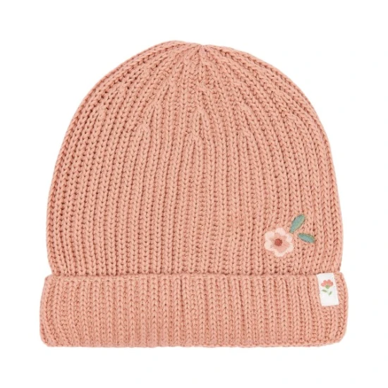 Little Dutch Čiapočka pletená Deep Pink