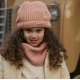 Little Dutch Čiapočka pletená Deep Pink