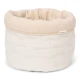 Little Dutch Košík textilný obojstranný veľký Pure Soft Beige Stripe
