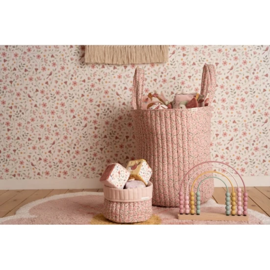 Little Dutch Košík textilný obojstranný extra veľký Fairy Floral
