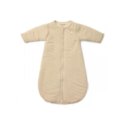 Spací vak s oddeliteľnými rukávmi 70 cm Hus Beige Newborn Naturals