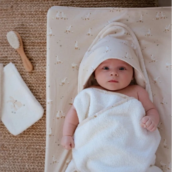 Little Dutch Poťah na prebaľovaciu podložku Hus Newborn Naturals