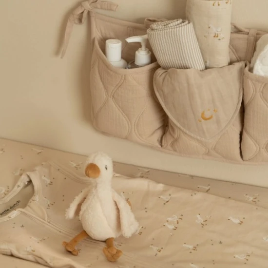 Little Dutch Podbradník bandana 2 ks Pure Soft Beige