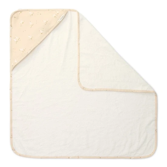 Little Dutch Osuška s kapucňou 75x75 cm Hus Newborn Naturals