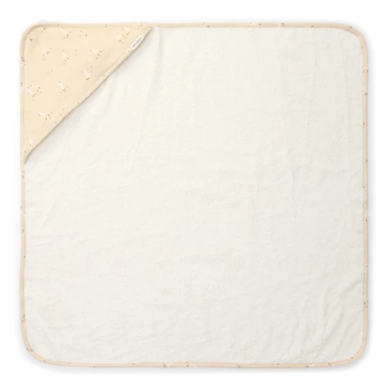 Little Dutch Osuška s kapucňou 75x75 cm Hus Newborn Naturals