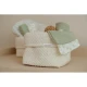 Little Dutch Plienky 70x70cm Blueberry Leaves & Sage 2 ks