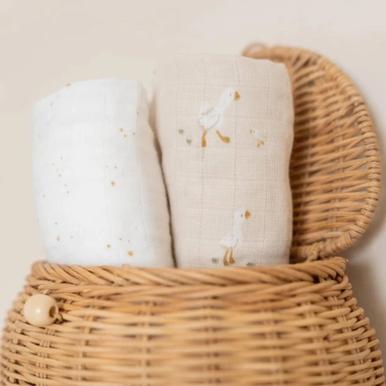 Little Dutch Plienky 70x70cm Husa Newborn Naturals