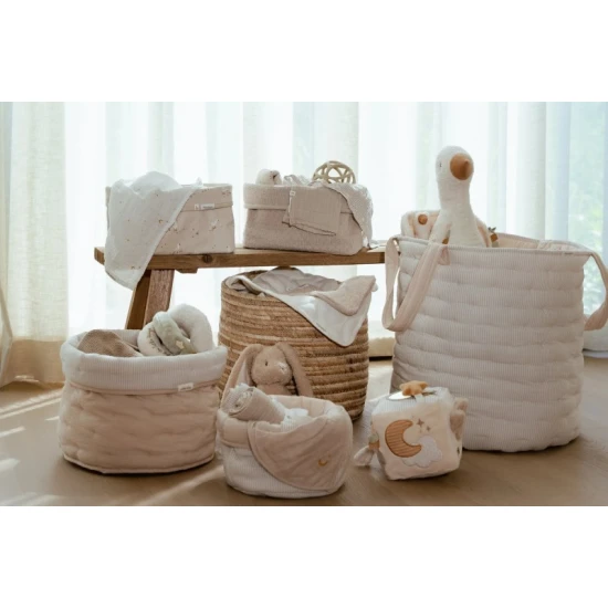 Little Dutch Plienky 70x70cm Pure Soft Beige
