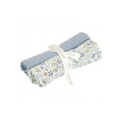 Plienky 70x70cm Forest Adventure & Denim Blue 2 ks
