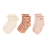 Ponožky dievčenské Multicolor 3 ks