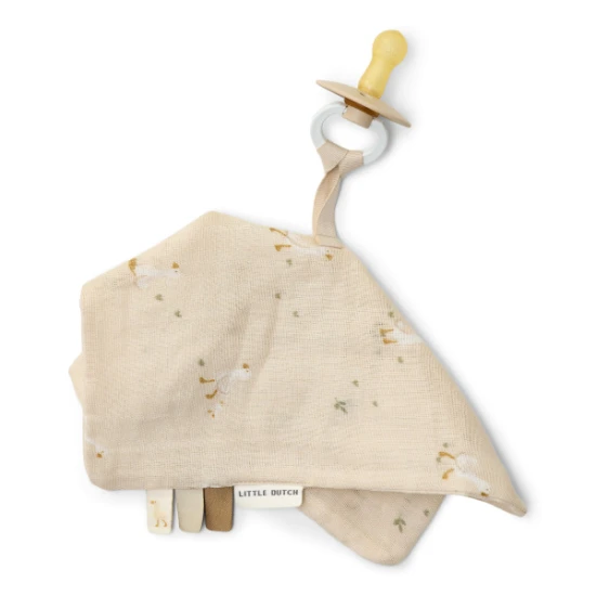 Little Dutch Maznáčik s pútkom na cumlík Hus Newborn Naturals