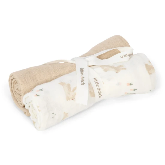 Little Dutch Plienky 70x70cm Baby Bunny