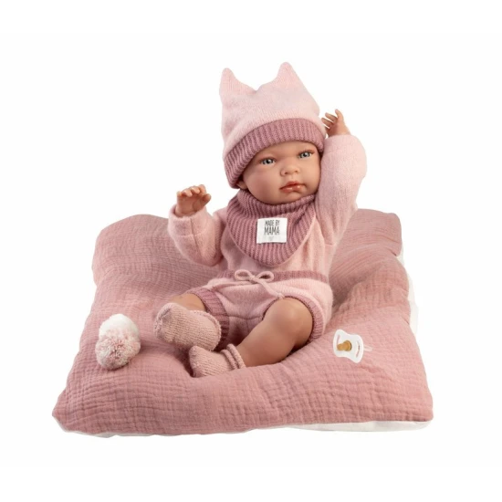 Realistické vinylové bábätko Llorens 40 cm s detailným telom a možnosťou kúpať