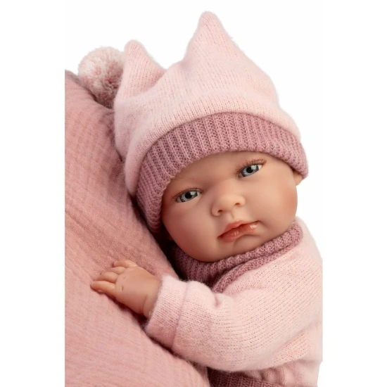 Realistické vinylové bábätko Llorens 40 cm s detailným telom a možnosťou kúpať