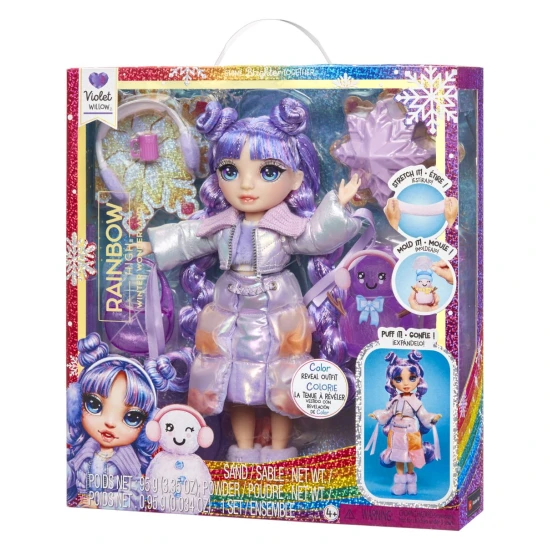 Rainbow High Winter Wonderland bábika Violet MGA 26120865