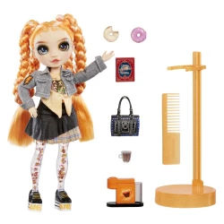 Rainbow High Sparkle a Shine Fashion bábika Clementine Orange