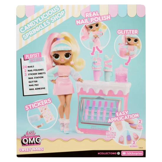 L.O.L. Surprise! OMG Nechtové štúdio s bábikou Candylicious Sprinkles Shop MGA 26503781