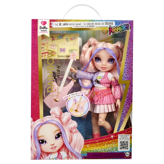 Rainbow High Junior Fashion bábika v rockovej kapele Bella MGA 26565659