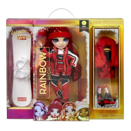 Rainbow High Zimná fashion bábika Ruby Anderson MGA 26574286EUC