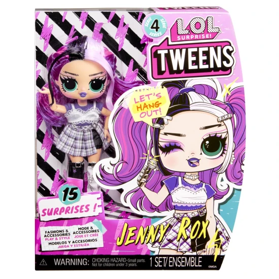 L.O.L. Surprise Tweens Jenny Rox bábika zo série 4 s 15 doplnkami, výška 16,5 cm