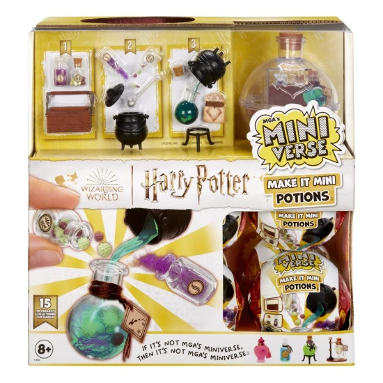 MGA’s Miniverse Harry Potter Mini kúzla – mini repliky kúziel a elixírov s realistickými detailmi