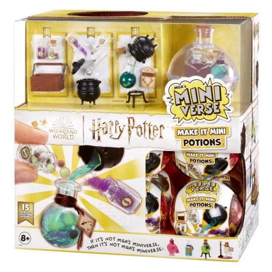 MGA’s Miniverse Harry Potter Mini kúzla – mini repliky kúziel a elixírov s realistickými detailmi