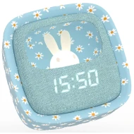 Budík a nočné svetlo Billy Clock Blue Flower