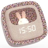 Budík a nočné svetlo Billy Clock Rainbow Leopard