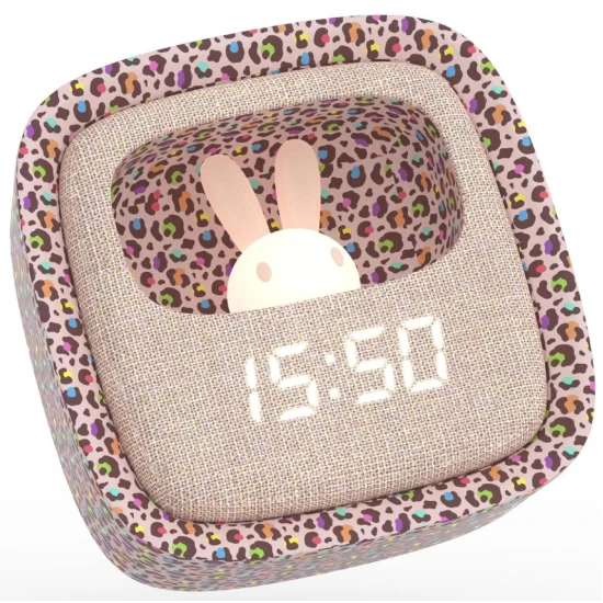 Budík a nočné svetlo MOB Billy Clock Rainbow Leopard Budík a nočné svetlo MOB Billy Clock Rainbow Leopard