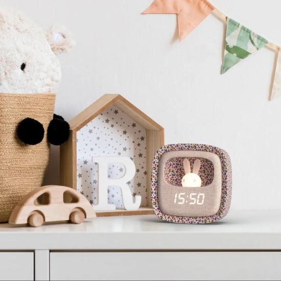 Budík a nočné svetlo MOB Billy Clock Rainbow Leopard Budík a nočné svetlo MOB Billy Clock Rainbow Leopard