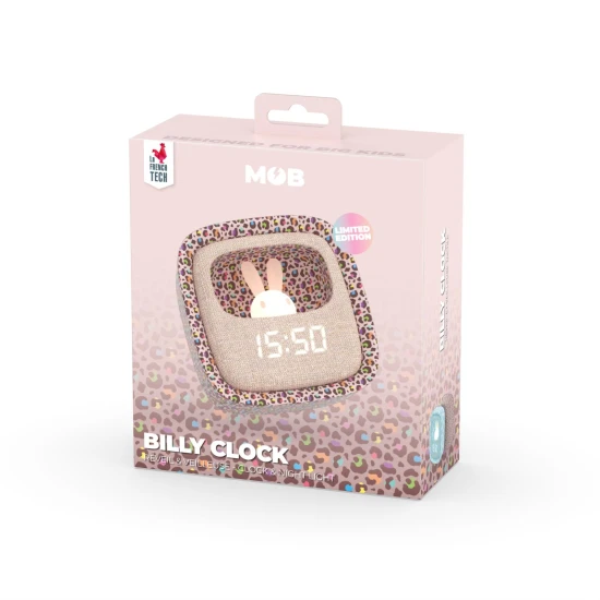 Budík a nočné svetlo MOB Billy Clock Rainbow Leopard Budík a nočné svetlo MOB Billy Clock Rainbow Leopard