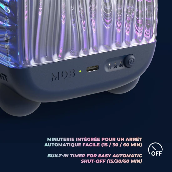 Nočné svetlo a reproduktor MOB Wavy Light Abyss