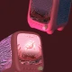 Nočné svetlo a reproduktor MOB Wavy Light Coral