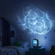 Nočné svetlo a reproduktor MOB Wavy Light Coral