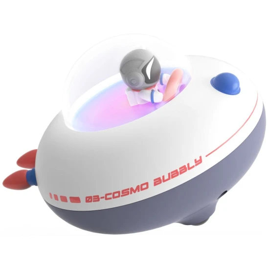 Bluetooth reproduktor Cosmo Bubbly s futuristickým dizajnom a svetelnými efektmi.