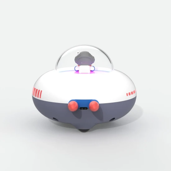 Bluetooth reproduktor Cosmo Bubbly s futuristickým dizajnom a svetelnými efektmi.